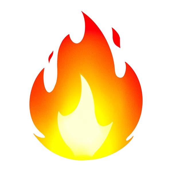 Ты горишь как огонь я