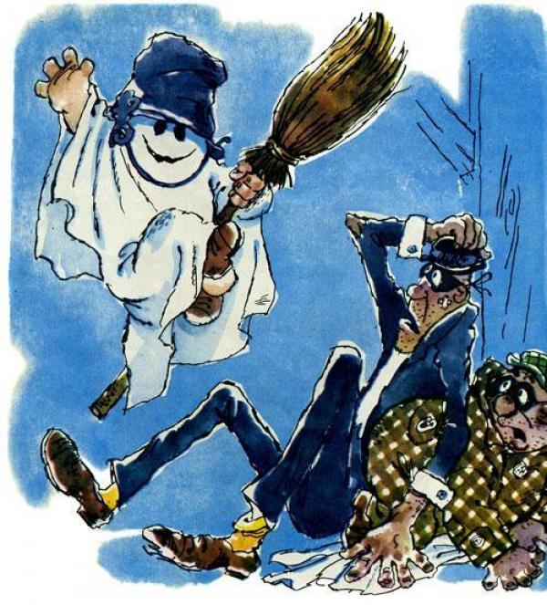 «Малыш и Карлсон» тема погони за грабителями