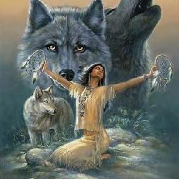 Одинокая волчица