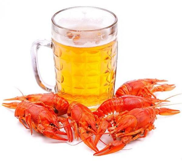 Пиво с раками